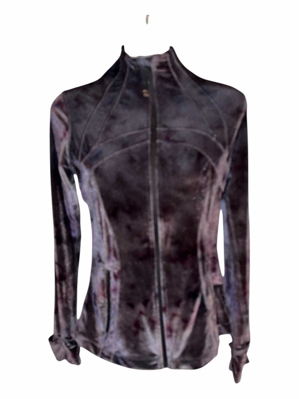 Lululemon Velour Define Jacket Interstellar Dark Grey Multi Size 6